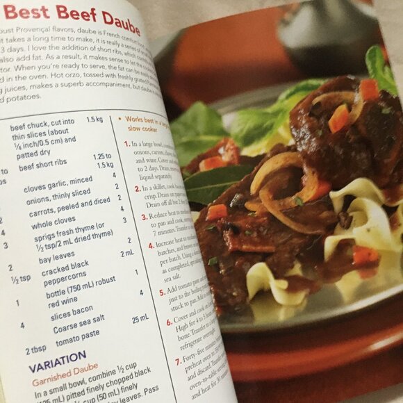 Y2K 'Sensational Slow Cooker Gourmet' Cookbook By Judith Finlayson - Picture 4 of 6